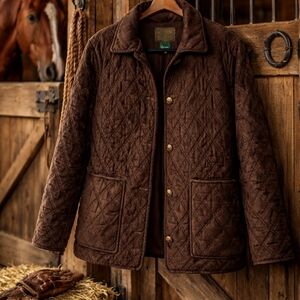 Barbour Dark Brown Quilted Men's Jacket